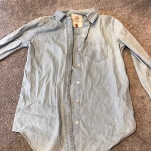 Jean button up long sleeve!